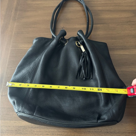 Michael Kors Black Pebble Leather Bag - Picture 8 of 10